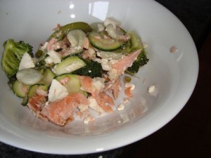 trout-salad
